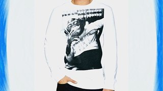 Friend Or Faux Chimpin Sweat Men's Sweatshirt White Medium