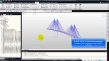 Cable-stayed bridge analysis-1 set material and properties: midas Civil tutorial