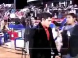 Raúl Sandoval cantando el himno Serie del Caribe 2009 Mexicali