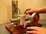 Gamma stirling engine-water cooled
