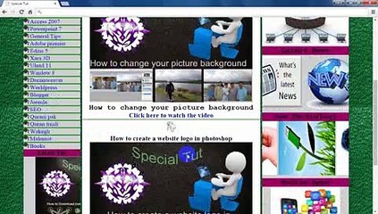 How to create a website logo in photoshop