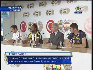 Fabiano Ribeiro ve Abdoulaye Ba'nın İmza Töreni