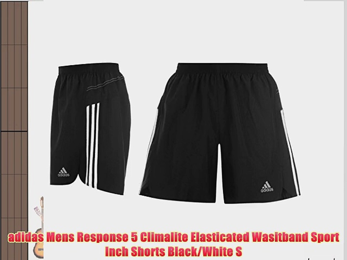 adidas response 5 inch shorts mens