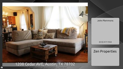 1208 Cedar AVE, Austin, TX 78702