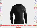 Under Armour Evo Coldgear Compression Crew II - Black / White - Medium