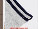 adidas Essential Mid Mens 3 Stripe T-Shirt Tee Grey M