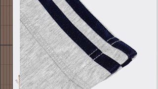 adidas Essential Mid Mens 3 Stripe T-Shirt Tee Grey M