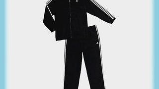 adidas Men's Essentials 3-Stripes Woven Track Suit - Black Size 4
