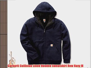 Carhartt Colliston Lined Hooded Sweatshirt New Navy M