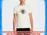 French Connection Men's Fcuk Seal Fc Marlon Crew Crew Neck Short Sleeve Sports Shirt Off White