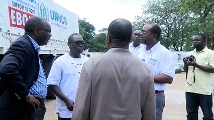 UNHCR Donates Truck to Liberia Ministry of Internal Affairs for Ebola Response