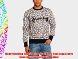 Money Clothing Men's Gorilla Skull Crew Neck Long Sleeve Sweatshirt Salute Black Medium