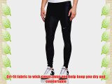 Nike Men's Swift Tight-Black/Black/Metallic Silver Large