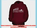 Rowing Evolution of Man - Unisex Hoodie - Mens/Womens/Ladies Size Small Colour Aniseed Pip