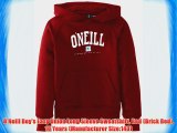 O'Neill Boy's Easy Union Long Sleeve Sweatshirt Red (Brick Red) 10 Years (Manufacturer Size:140)