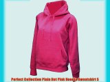 Perfect Collection Plain Hot Pink Hoodie Sweatshirt S