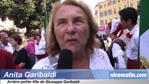 La ville de Nice honore la mémoire  de Giuseppe Garibaldi