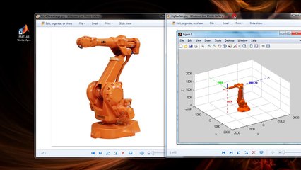 Simulador de robot industrial ABB IRB 2400 en Matlab