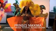 PRINSES MAXIMA OPENT HET BRASIL FESTIVAL IN AMSTERDAM