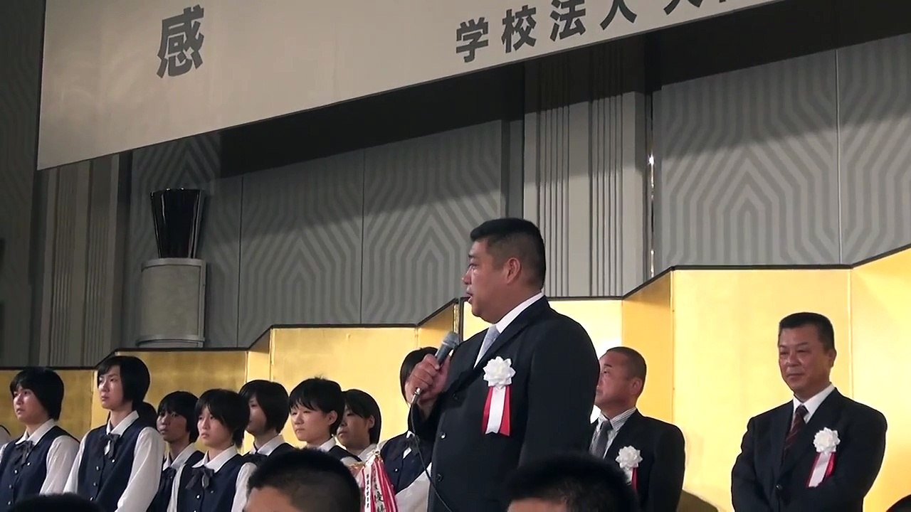 大阪桐蔭　野球部　西谷監督　優勝記念挨拶