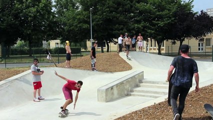 Inauguration du skatepark de Sedan, 5 juillet 2015