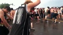 The worst moshpit ever... Dumb guys at metal concert!