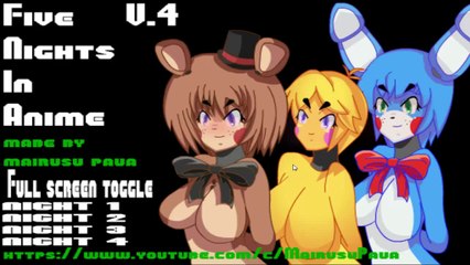 Five Nights in Anime - JUMPSCARE BESO DE GOLDEN FREDDY - Night 4 - KISS JUMPSCARE