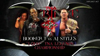 AJ Styles vs Booker T, TNA Sacrifice - Legends Championship Match