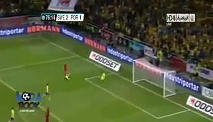 Cristiano ronaldo hat trick Goals Vs Sweden 2013