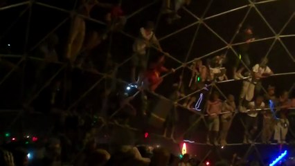Burning Man playa thunder dome