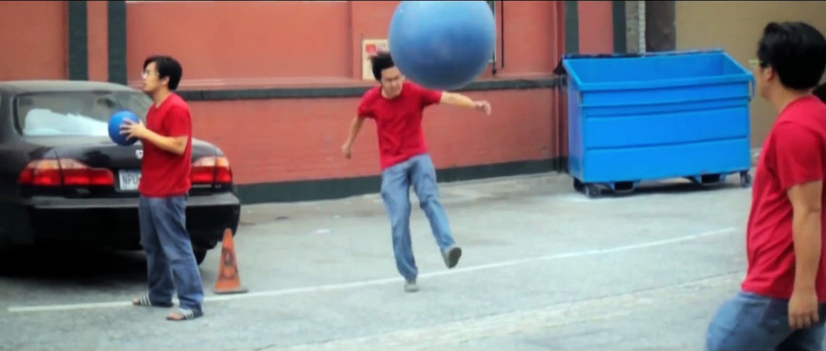 Big Blue Ball Machine