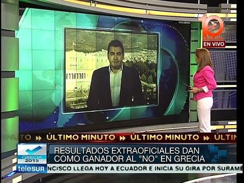 Grecia: encuestadoras dieron primeros resultados de plebiscito