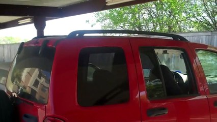 2004 Jeep Liberty Rear  Window Permanent Temporary Fix