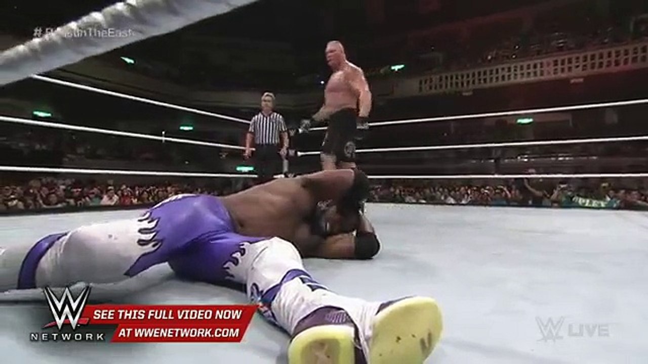 WWE Network- Kofi Kingston vs. Brock Lesnar- - The Beast in the East