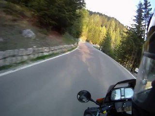 Pass Pordoi Uphill on the BMW K75