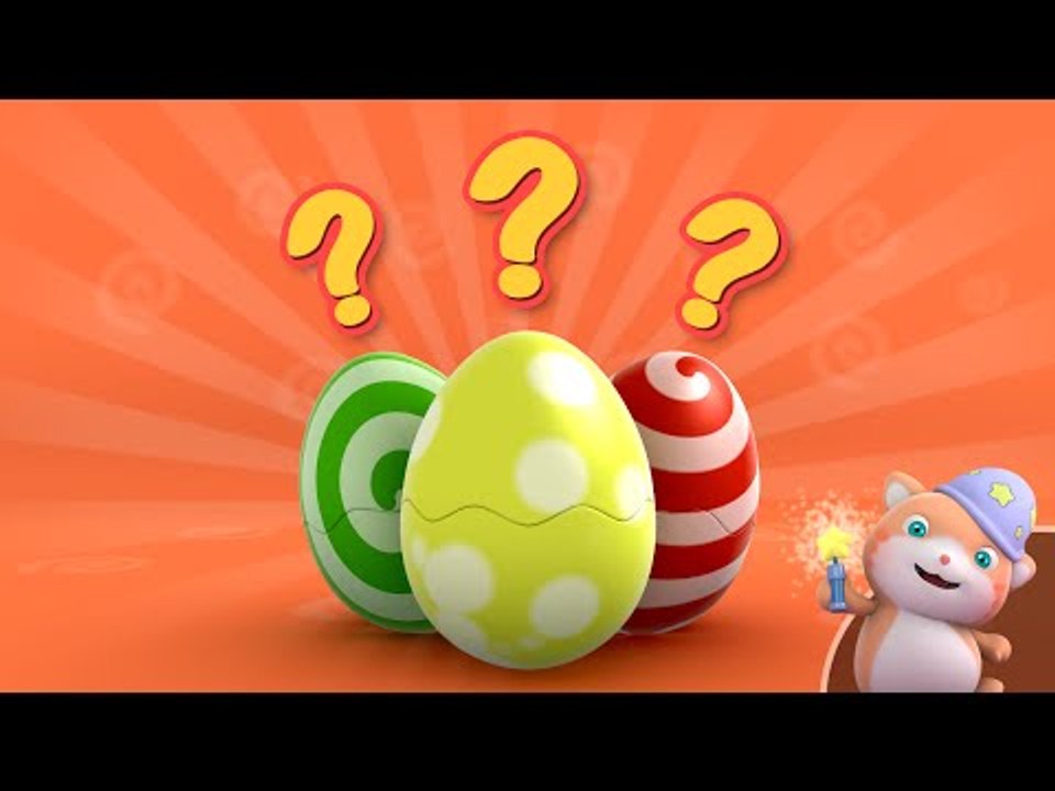 Learn English with Looi's Surprise Eggs - Fruit...