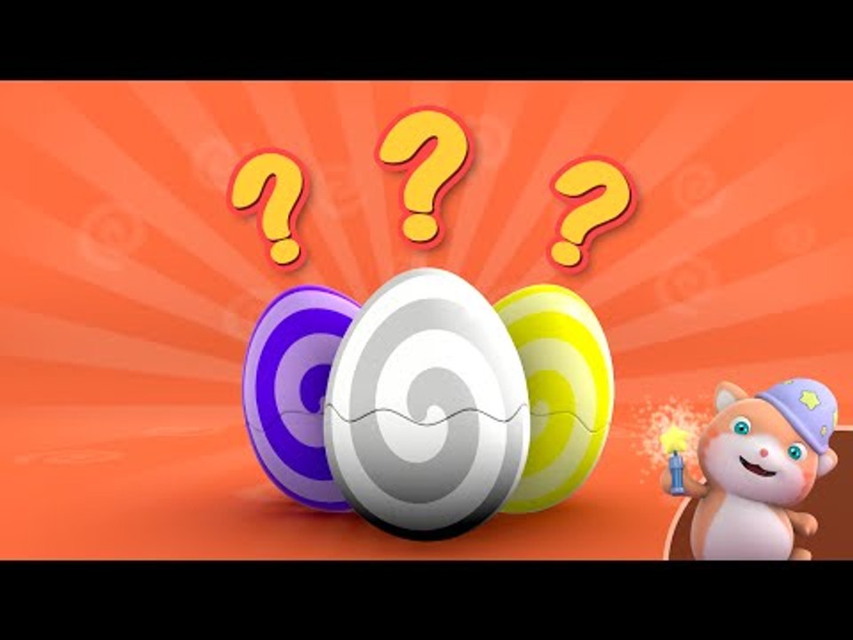 Looi the Cat | Learn English with Looi's Surprise Eggs | Colors