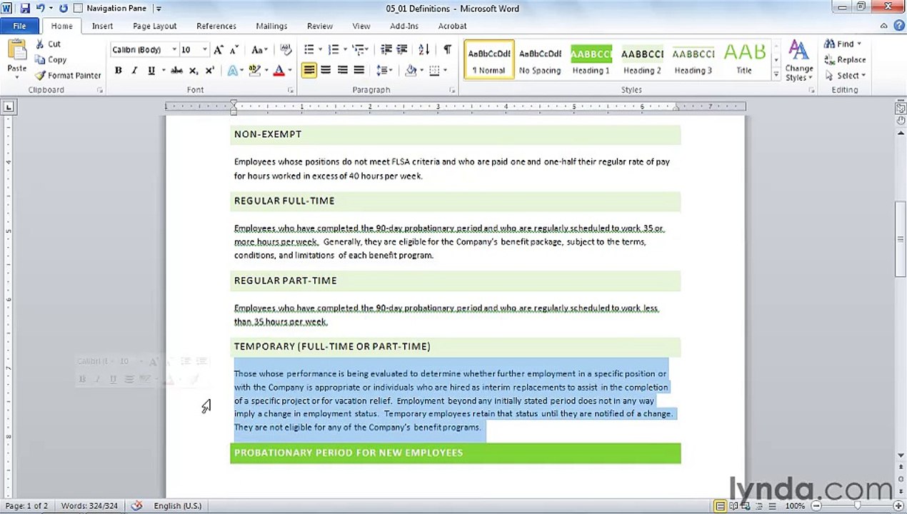 MS Word Aligning and justifying paragraphs