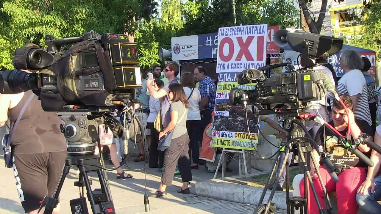 Griechen sagen 'Nein' zur Sparpolitik