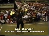 Lee Barden Competing with Fire Chux at 1995 US Open Karate