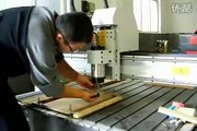 High accuracy 3D wood engraving CNC Router .avi