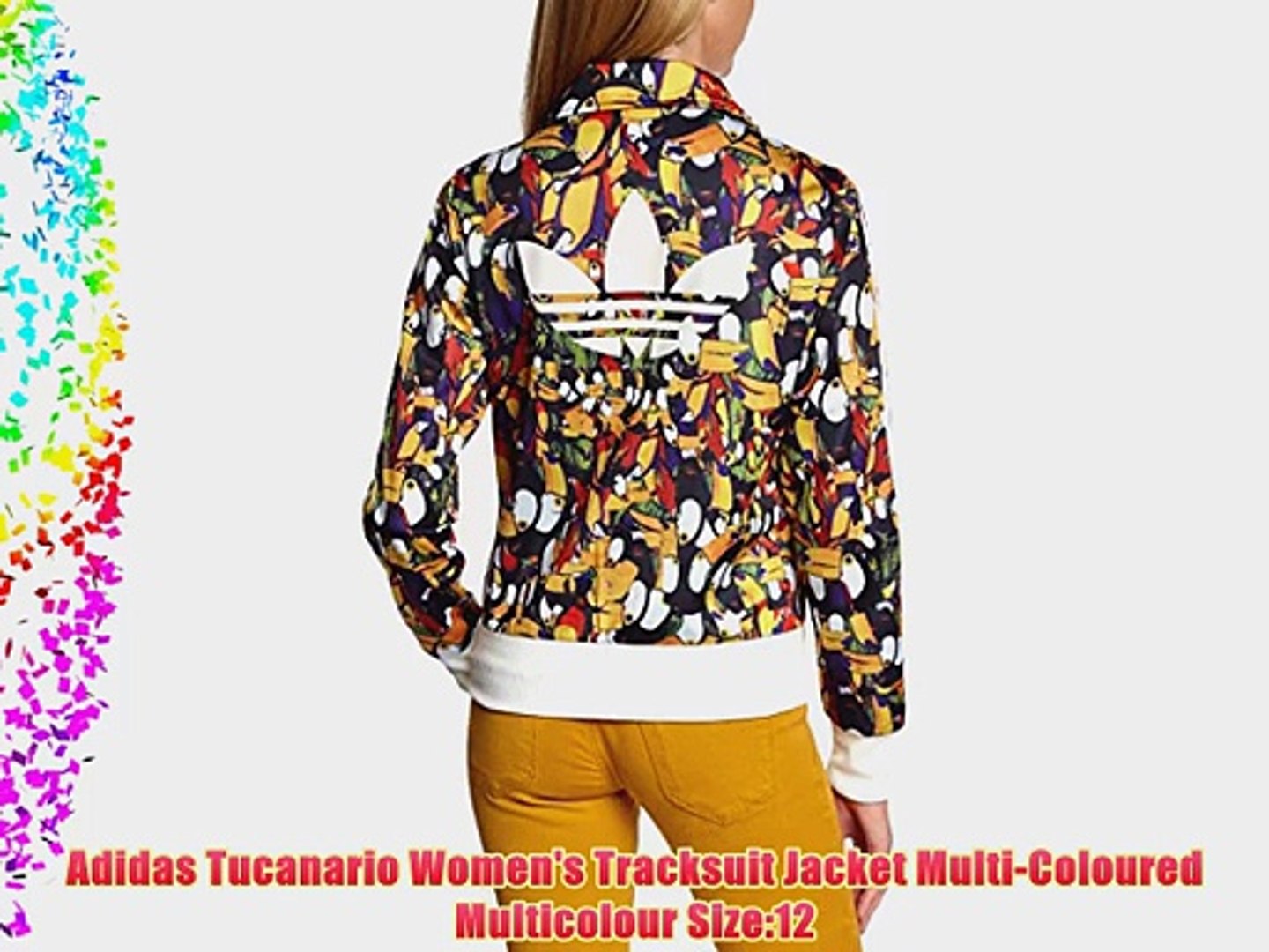 adidas colourful tracksuit womens