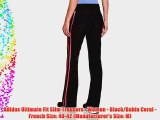 Adidas Ultimate Fit Slim Trousers - Women - Black/Bahia Coral - French Size: 40-42 (Manufacturer's