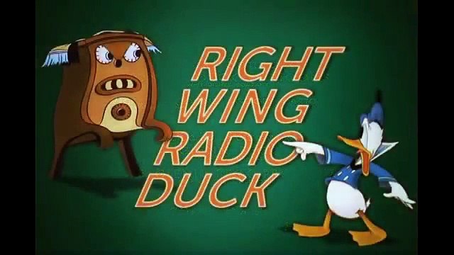 Donald Duck Cartoons | Right Wing Radio Duck and Bee At The Beach