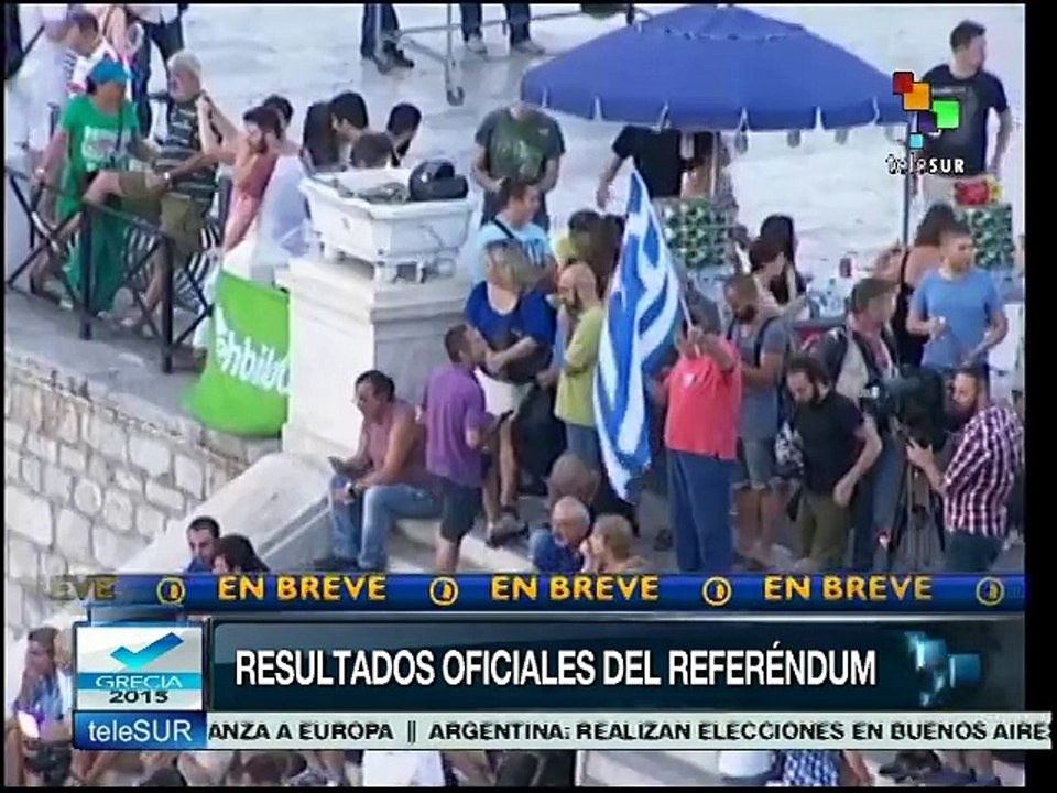 Autoridades griegas confirman que el "No" gana en el plebiscito