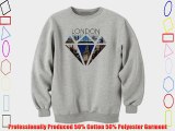Unisex Adults London Diamond City Sweatshirt Grey L