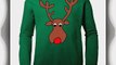 Batch1 Boys Rudolph The Red Nosed Reindeer Fun Childrens Christmas Sweatshirt Jumper Green