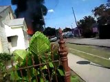 Fire in the Lower Ninth Ward