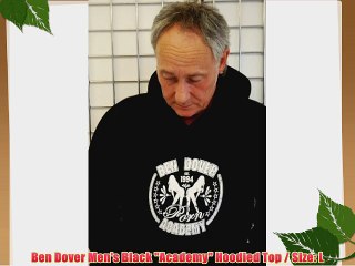 Ben Dover Men's Black Academy Hoodied Top / Size: L