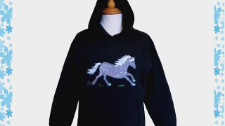 British Country Collection Dapple Hooded Sweat - Navy: 12-13